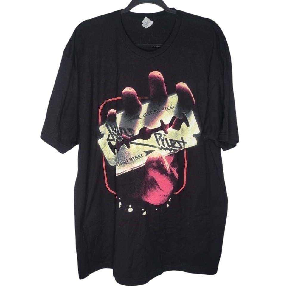 Judas Priest 50th Anniversary Tour 2022 Concert T-Shirt Double Sided Size XXL